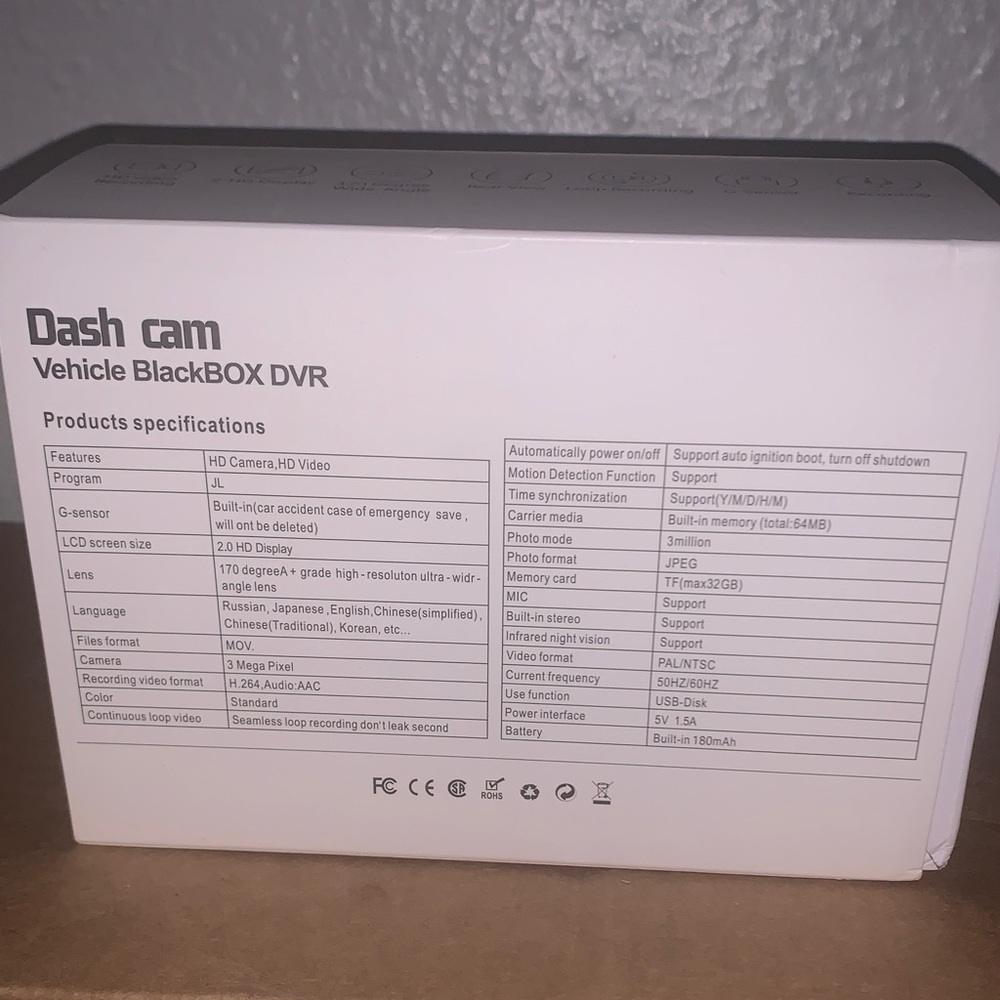 Abrand Dual Lens Dash Cam - Black and Gray - Picture 6 of 8